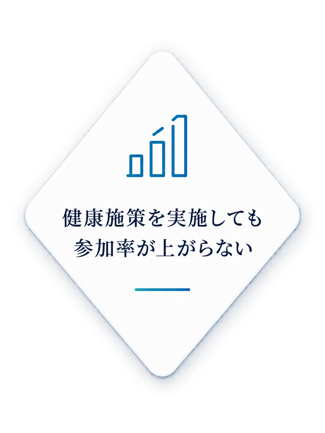 健康施策を実施しても参加率が上がらない